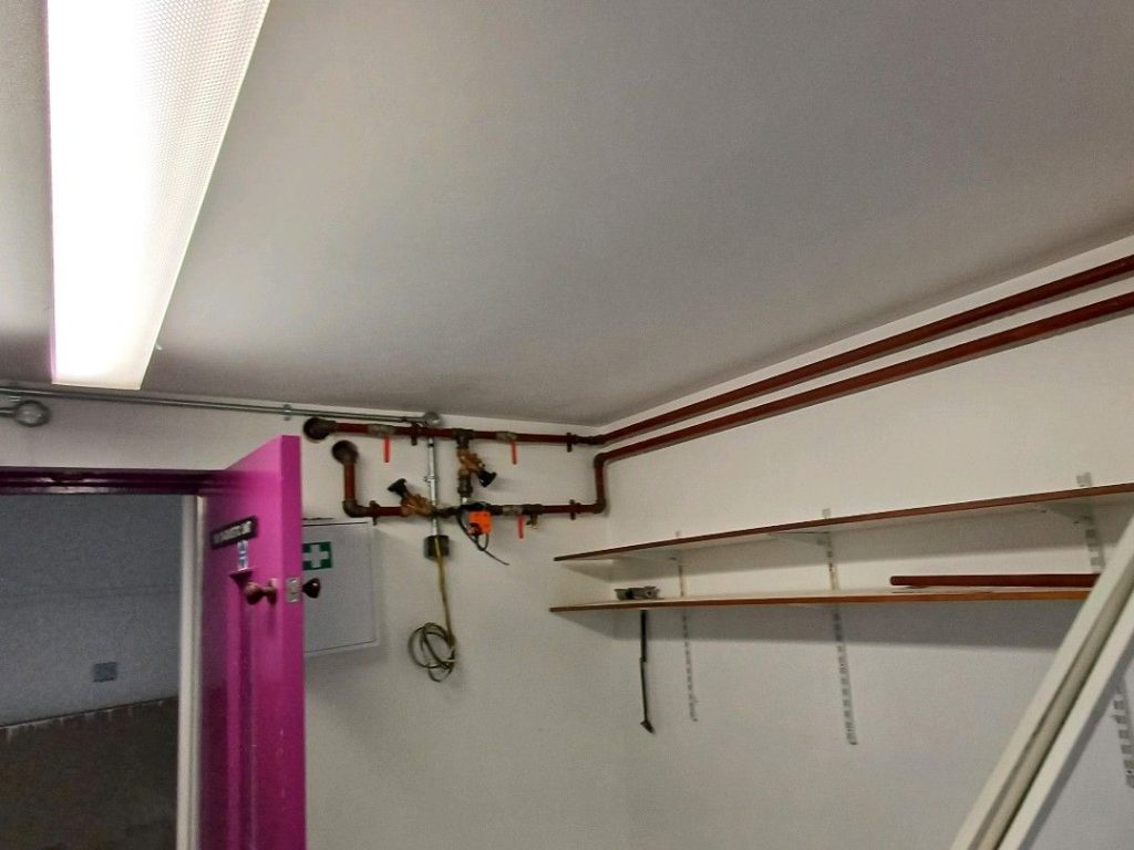 Pipes installed at Rostulla Special School Newtownabbey